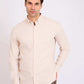 Men Regular Fit Shirt Brown