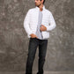 Men Regular Fit Jacket White