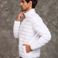 Men Regular Fit Jacket White