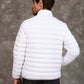 Men Regular Fit Jacket White