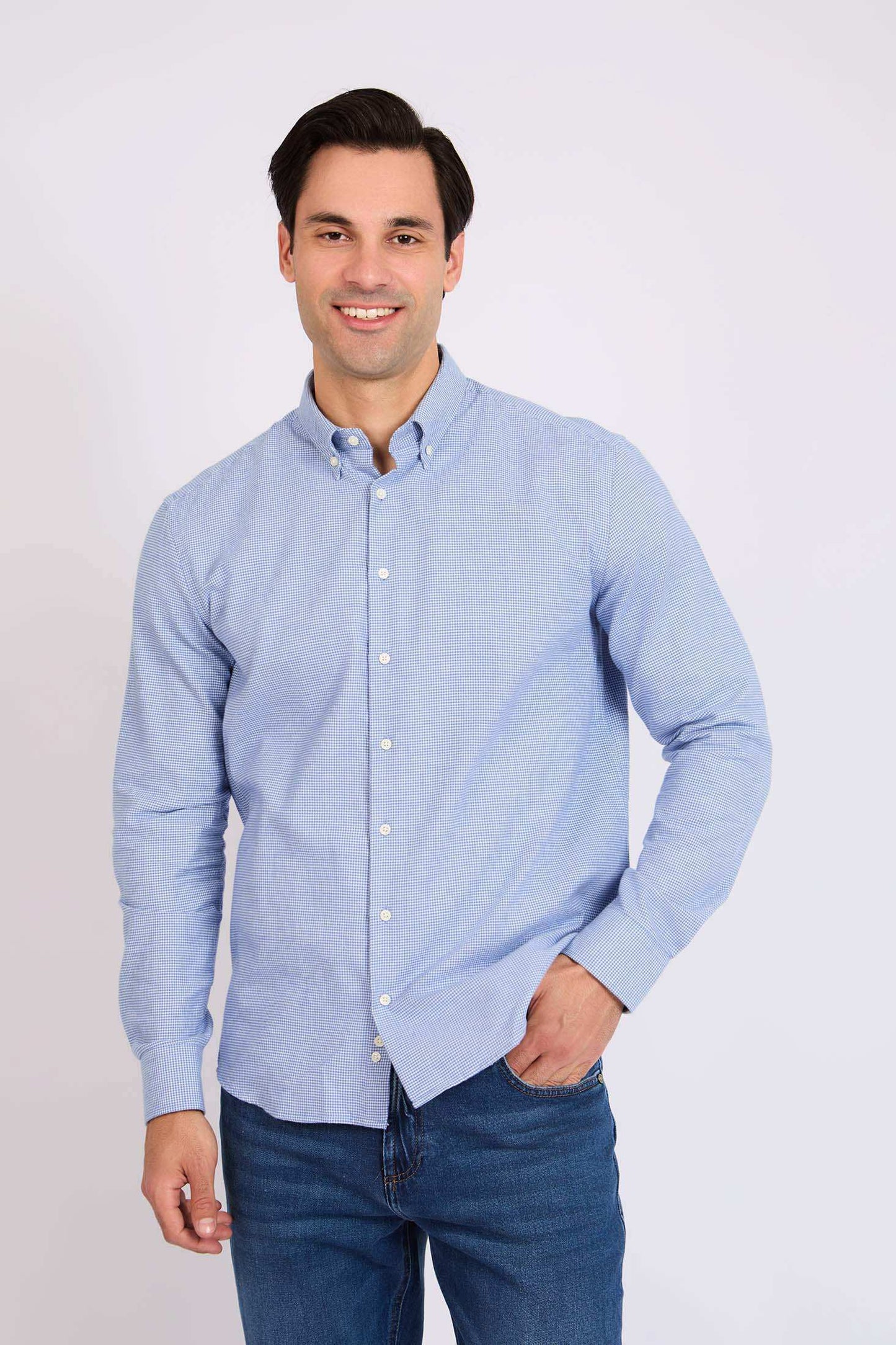 Men Regular Fit Shirt Navy