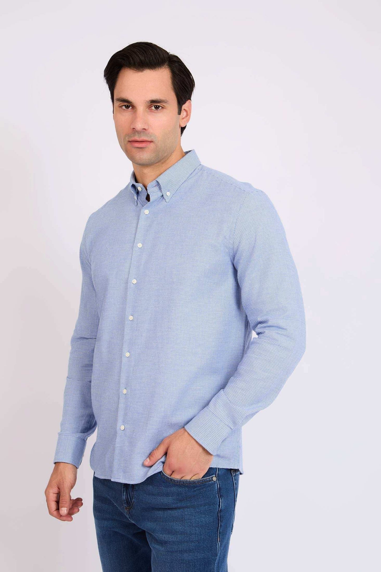 Men Regular Fit Shirt Navy