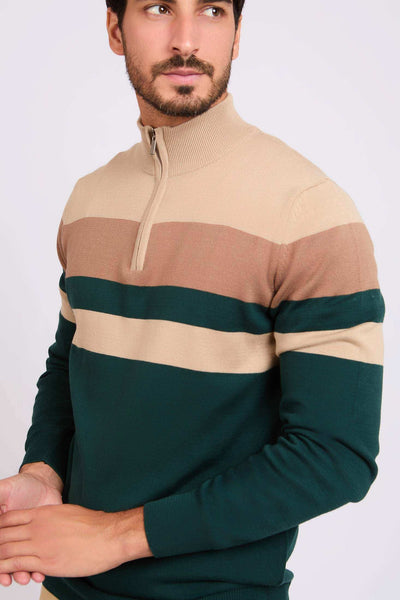 Men Regular Fit Pullover - Green