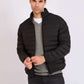 Men Regular Fit Jacket Black