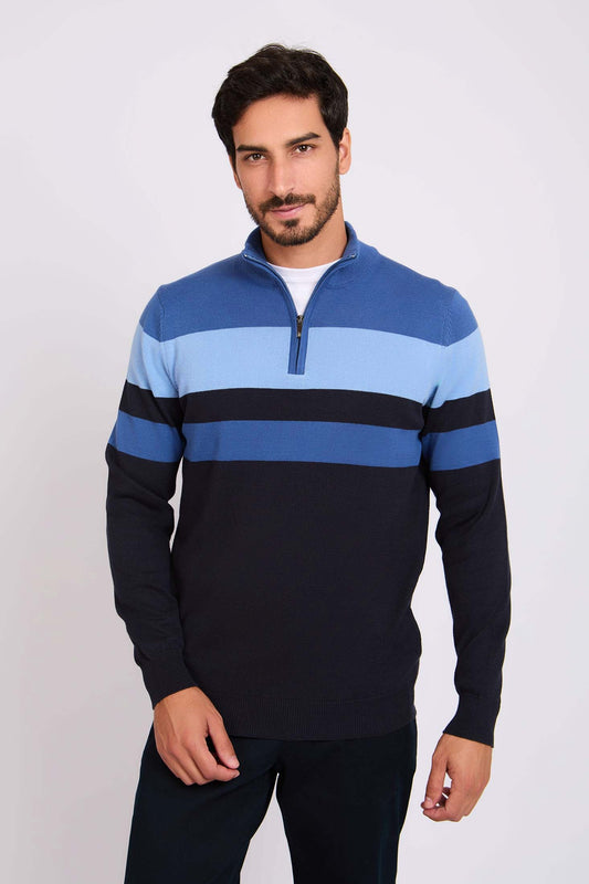 Men Regular Fit Pullover Printed Multicolor