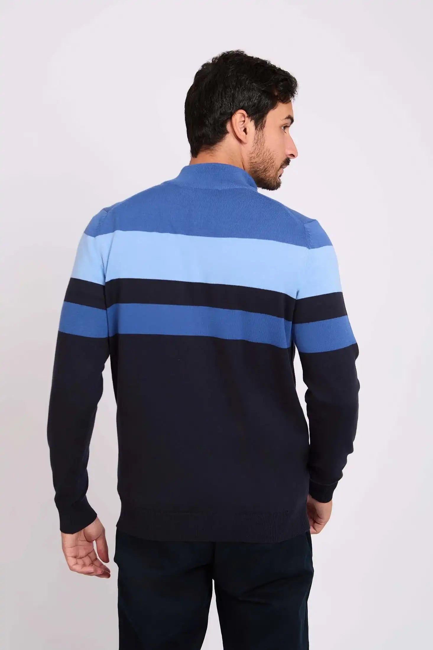 Men Regular Fit Pullover Printed Multicolor