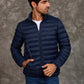 Men Regular Fit Jacket Blue