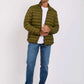 Men Regular Fit Jacket Green
