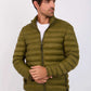 Men Regular Fit Jacket Green