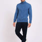 Men Regular Fit Pullover Blue