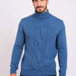 Men Regular Fit Pullover Blue