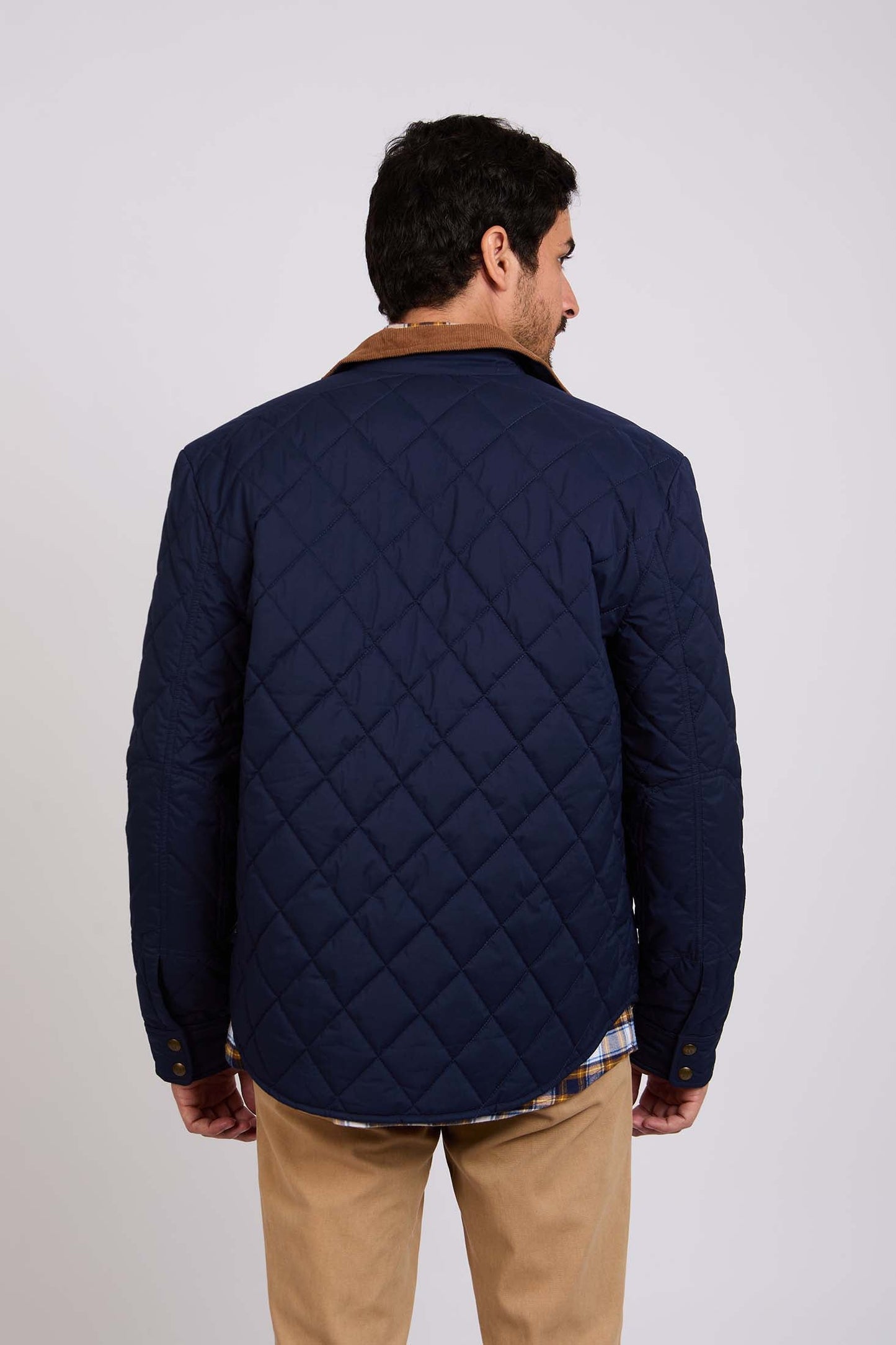 Men Regular Fit Jacket Blue