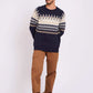 Men Regular Fit Pullover Printed Multicolor