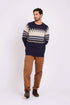 Men Regular Fit Pullover Printed Multicolor