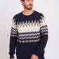 Men Regular Fit Pullover Printed Multicolor