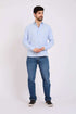 Men Regular Fit Shirt Blue