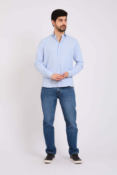 Men Regular Fit Shirt - Blue