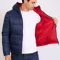 Men Regular Fit Jacket Blue