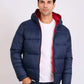 Men Regular Fit Jacket Blue