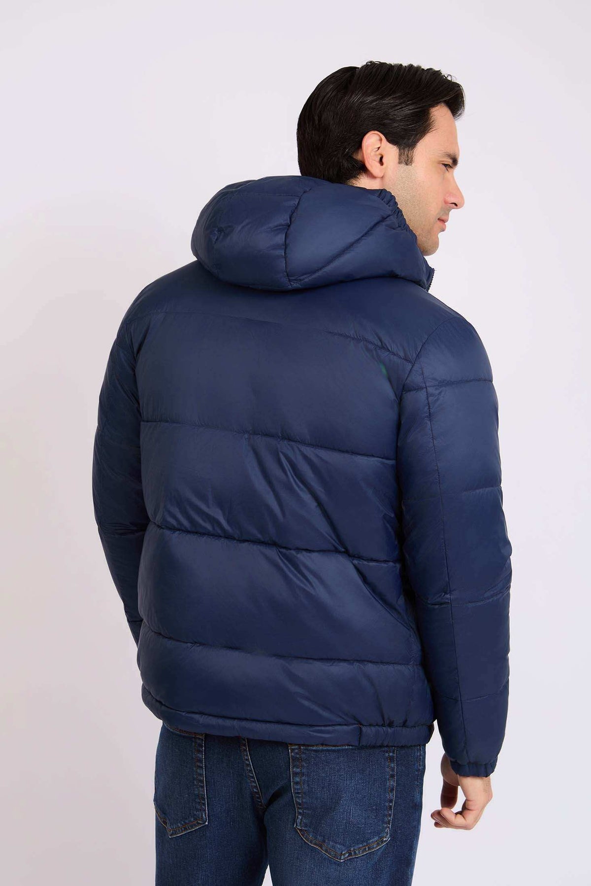 Men Regular Fit Jacket Blue