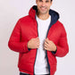 Men Regular Fit Jacket Blue
