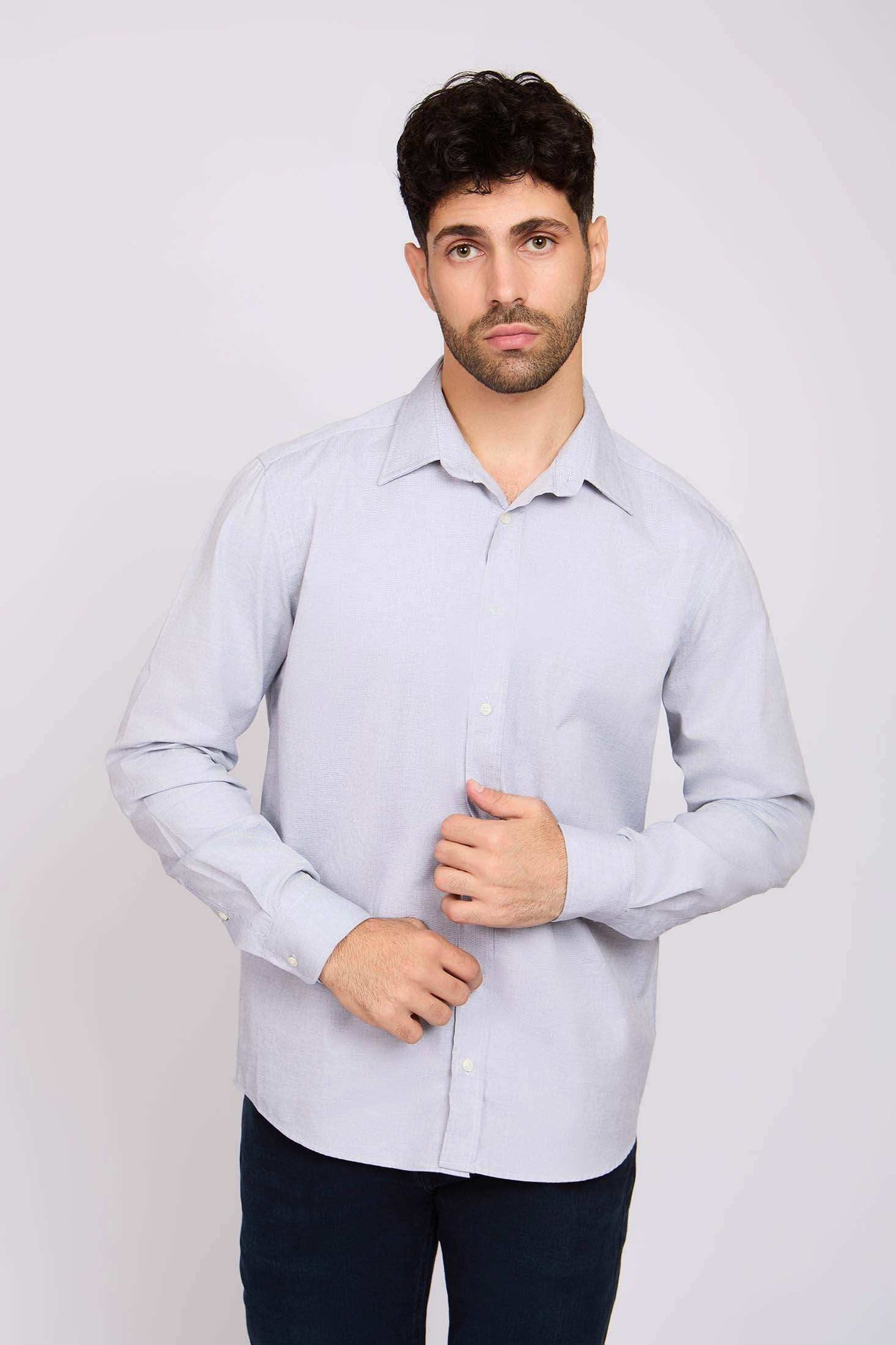 Men Regular Fit Shirt Navy