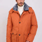 Men Regular Fit Jacket Orange