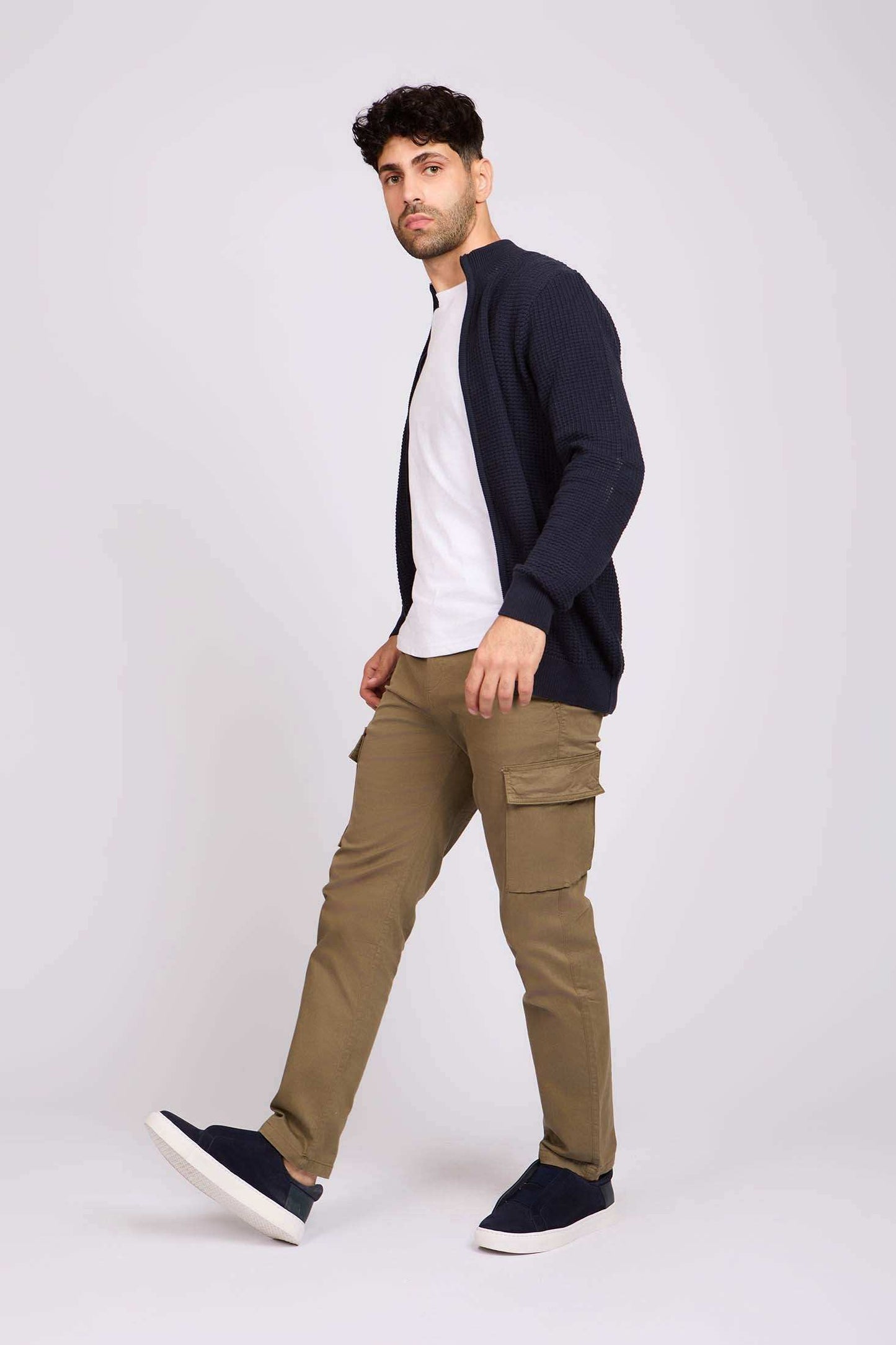 Men Cargo Pants Green