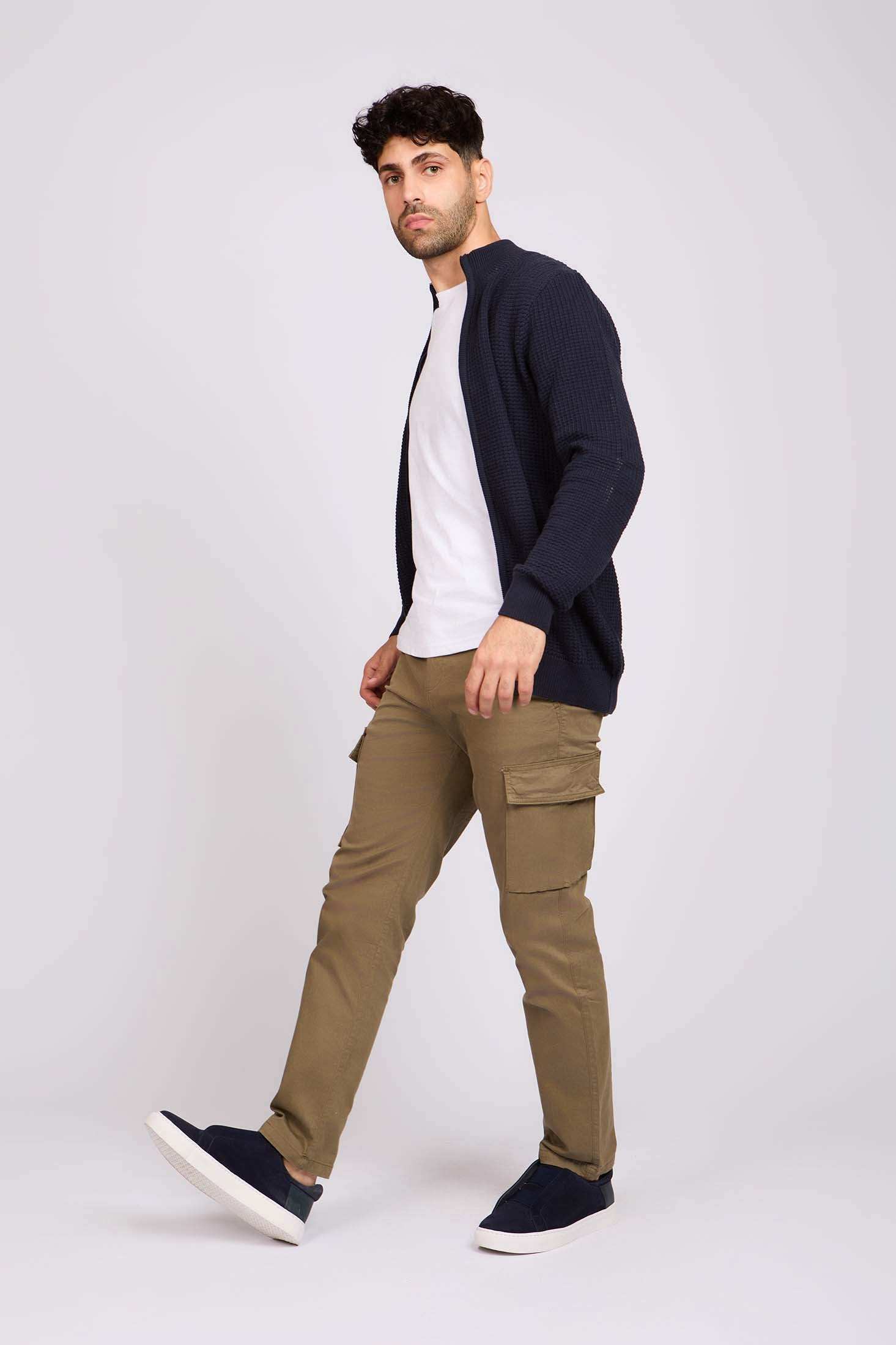 Men Cargo Pants Green