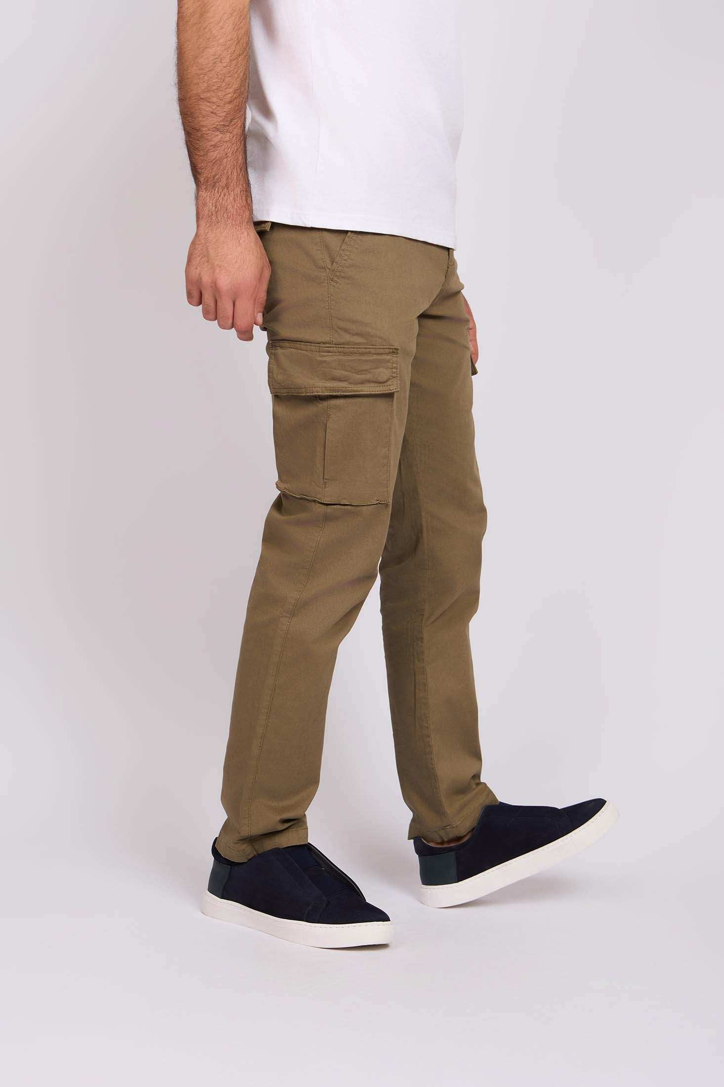 Men Cargo Pants Green
