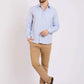 Men Regular Fit Shirt Light Blue