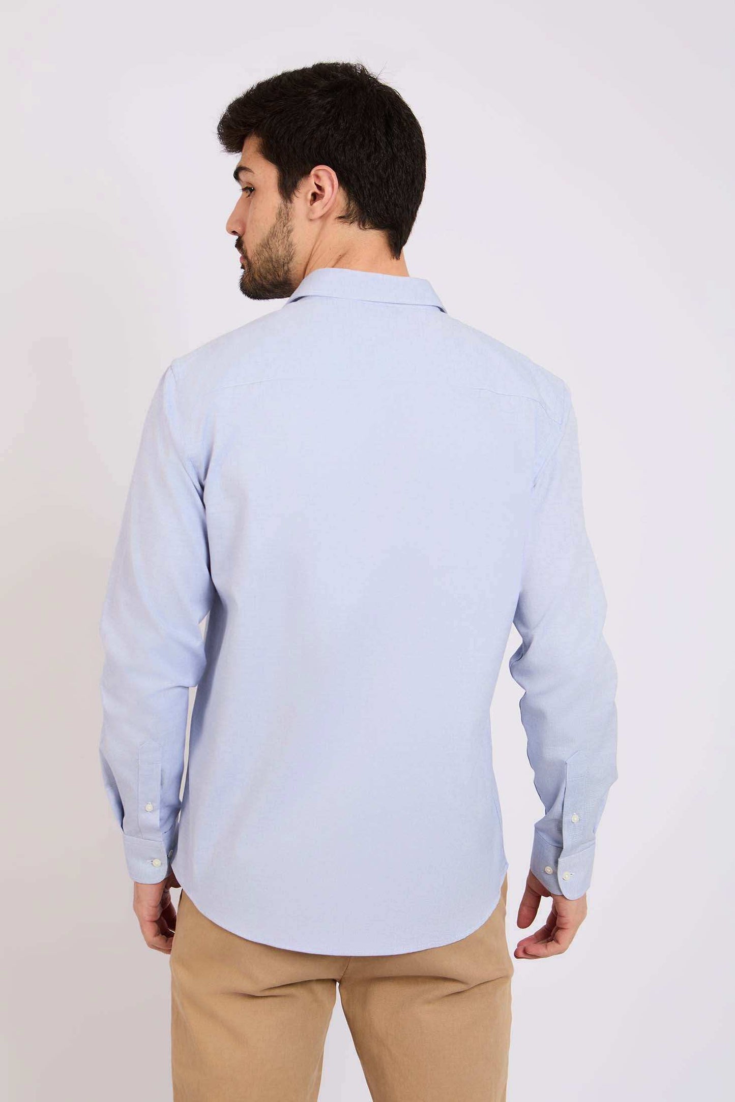 Men Regular Fit Shirt Light Blue