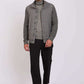 Men Regular Fit Jacket Dark Grey