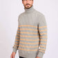 Men Regular Fit Pullover Grey