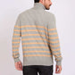 Men Regular Fit Pullover Grey