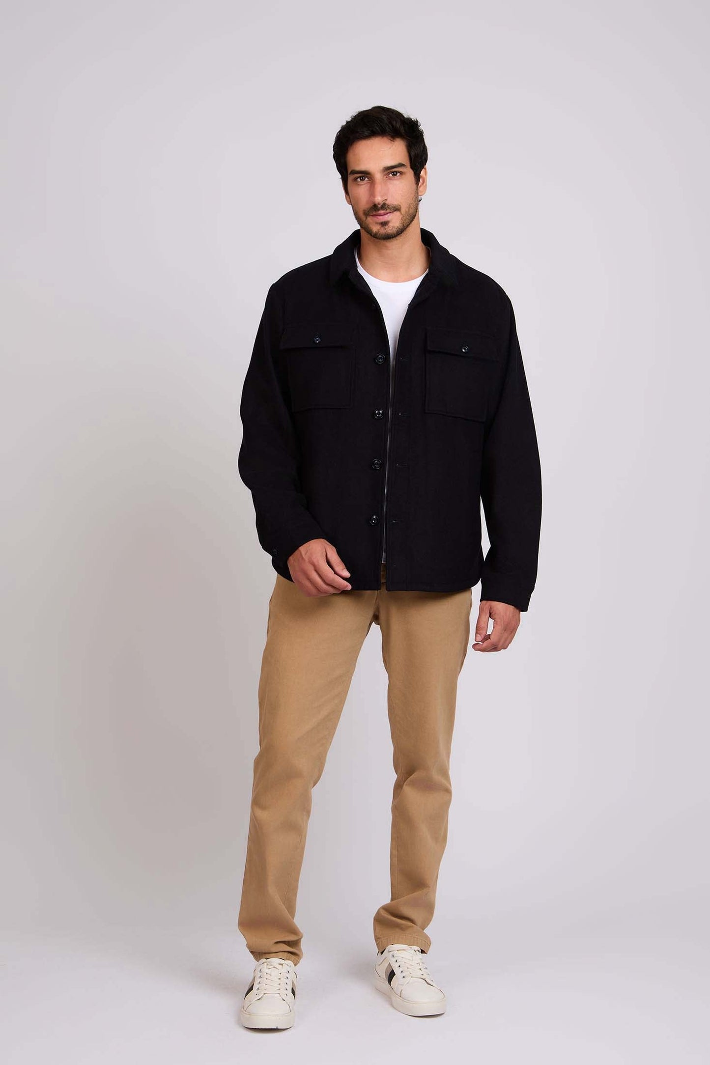 Men Regular Fit Jacket Blue