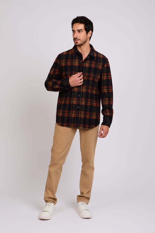 Men Regular Fit Jacket Multicolor