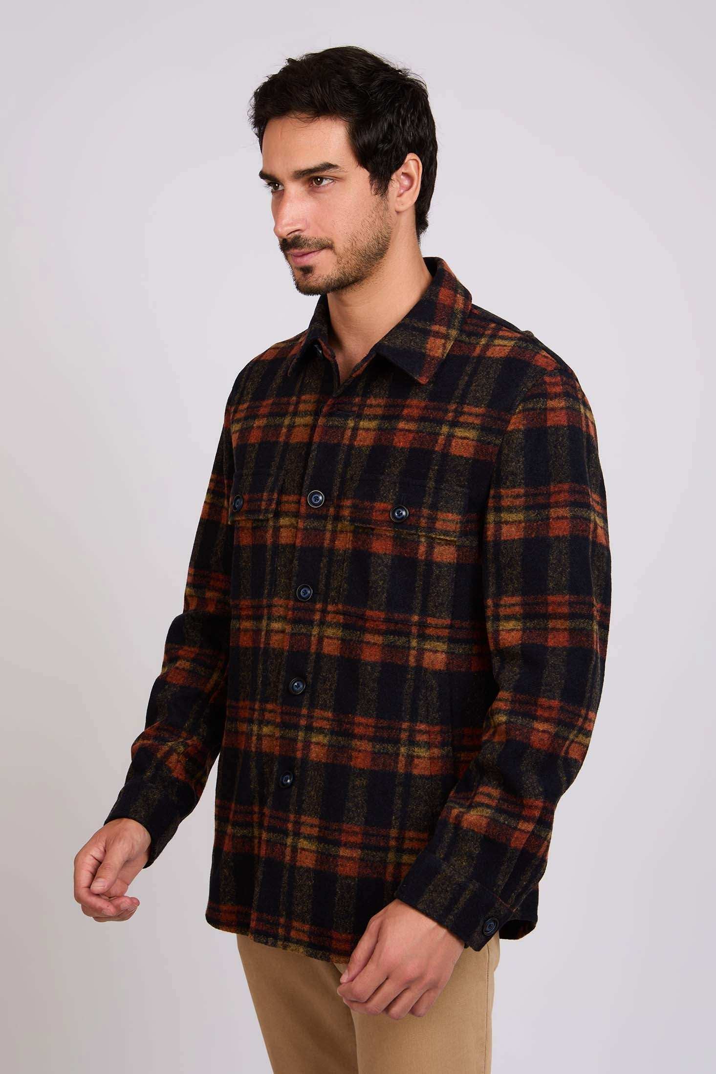 Men Regular Fit Jacket Multicolor