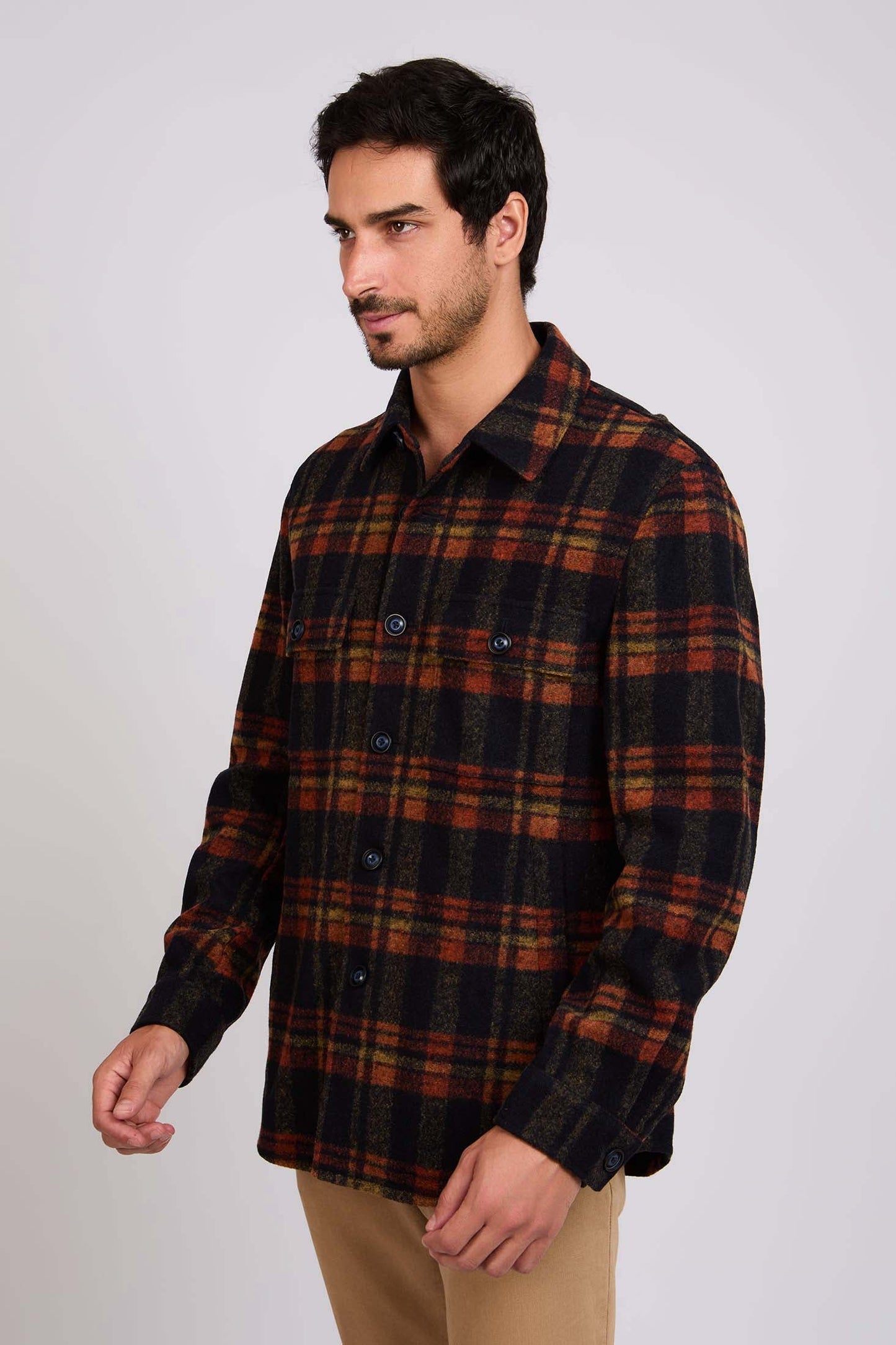 سترة رجالية عادية متعددة الألوان