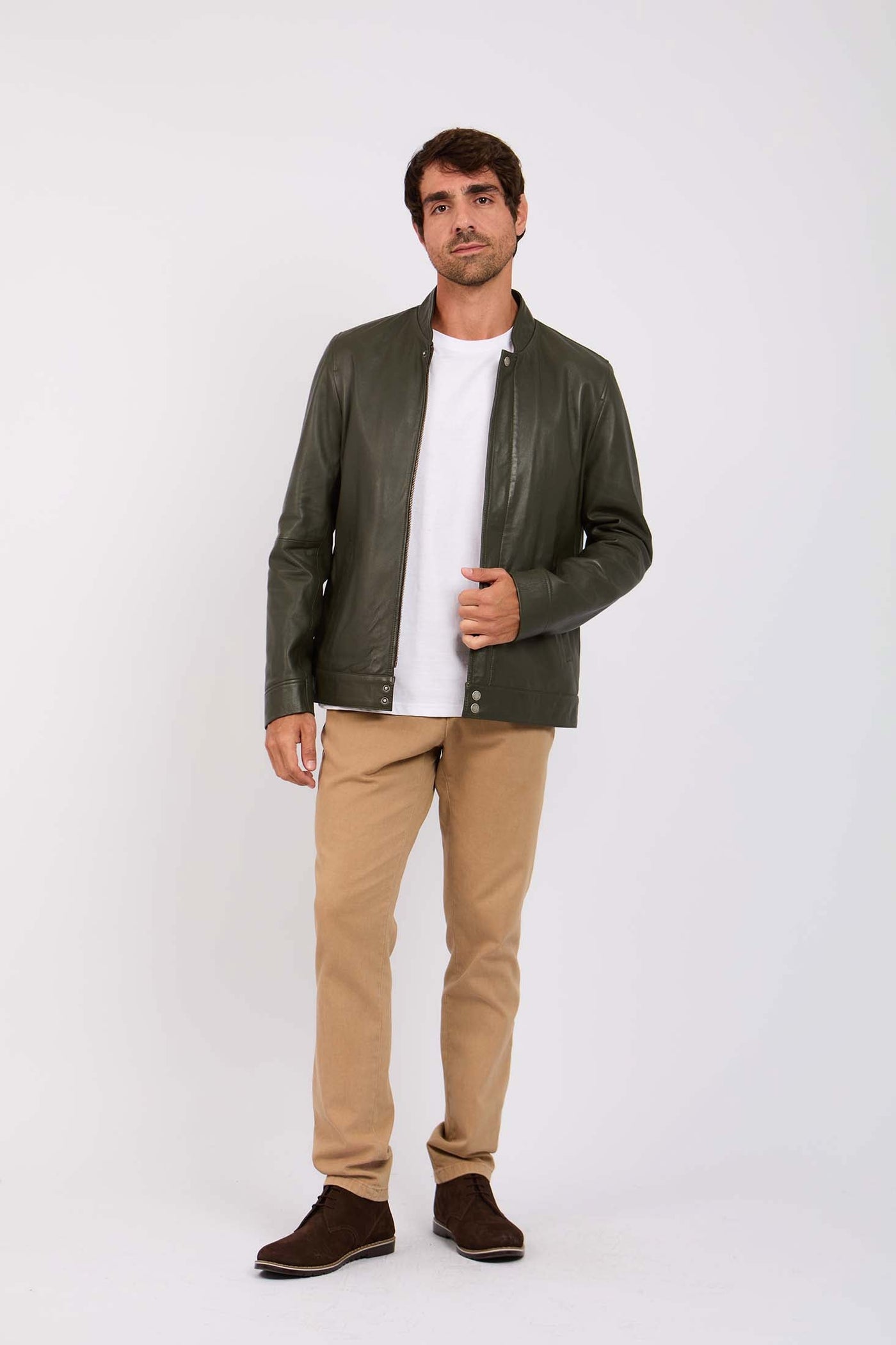 Men Regular Fit Jacket - Green