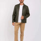 Men Regular Fit Jacket Green