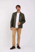 Men Regular Fit Jacket Green