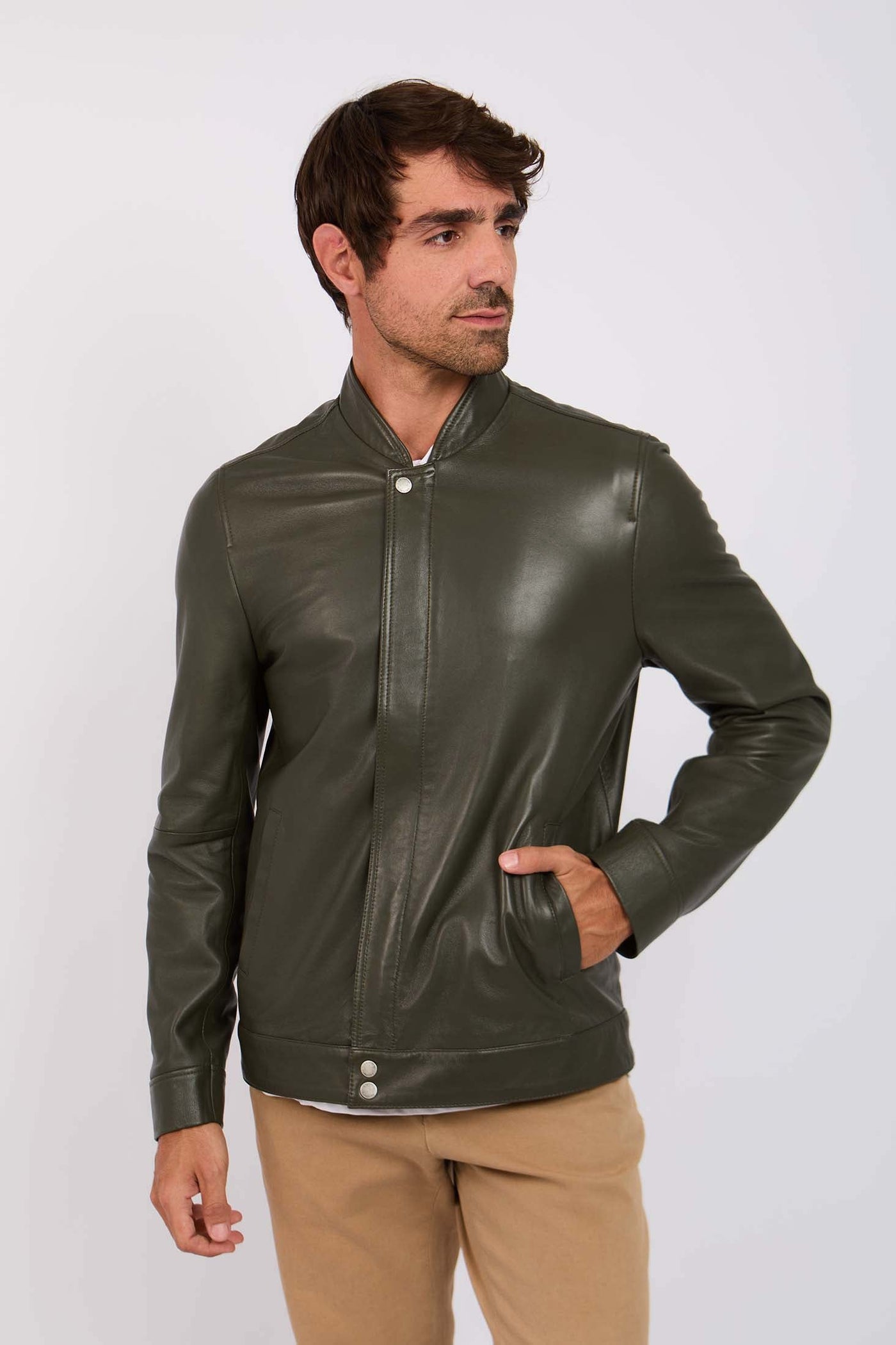 Men Regular Fit Jacket - Green