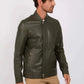 Men Regular Fit Jacket Green