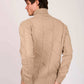 Men Regular Fit Pullover Brown