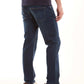 Dark Blue Straight-Fit Jeans