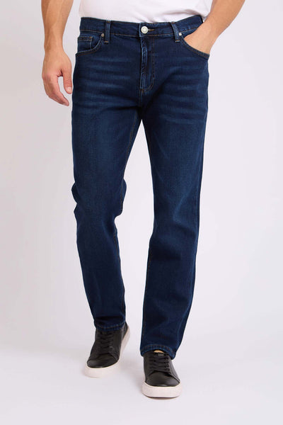 Men Straight Leg Denim - Blue