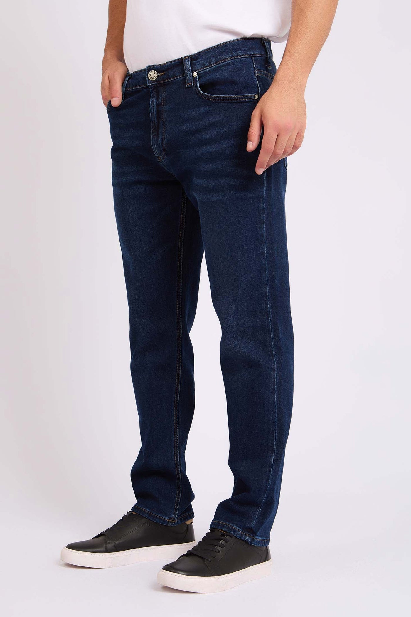 Men Straight Leg Denim - Blue