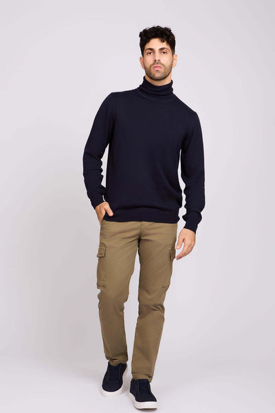 Men Regular Fit Pullover - Blue