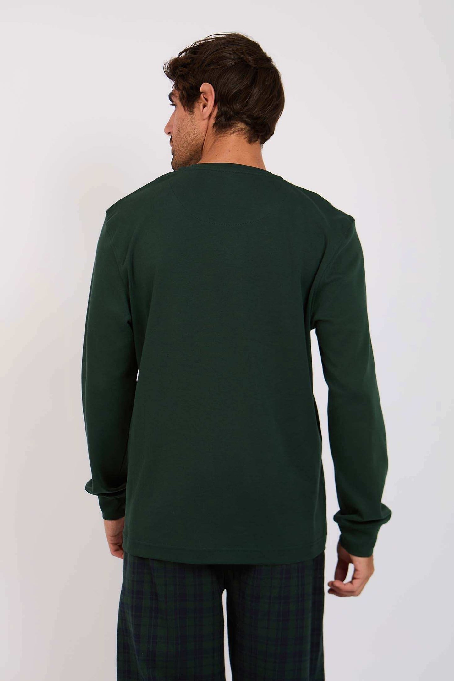 Men Regular Fit Pajama Green